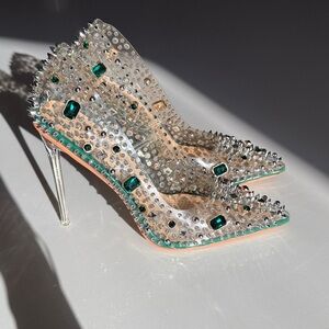 AZALEA WANG ADD A LITTLE SPICE STILETTO PUMP IN GREEN
